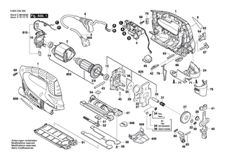 BOSCH Schaltwelle | Ersatzteile f�r GST 18 V-LI, GST 14,4 V-LI - 2603124155