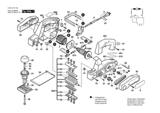 BOSCH Rundmutter M6 LINKSGEWINDE | Ersatzteile für GHO 31-82, GHO 36-82 C - 2603342006