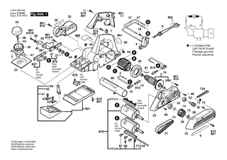 BOSCH Rundmutter M6 LINKSGEWINDE | Ersatzteile für GHO 31-82, GHO 36-82 C - 2603342006