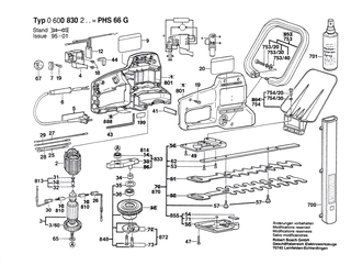BOSCH Flachkopfschraube M4x22 MM | Ersatzteile f�r PHS 560 G - 2603410018