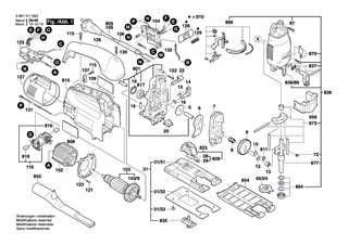 BOSCH Gewindefurchschraube | Ersatzteile f�r GST 120 E, GST 600 E - 2603410051
