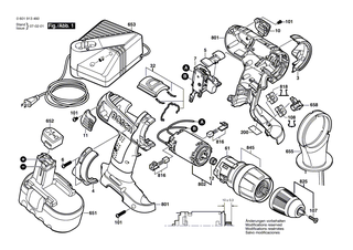 BOSCH Gewindefurchschraube M3x20 | Ersatzteile f�r GSB 24 VE-2, GSB 18 VE-2 - 2603410052