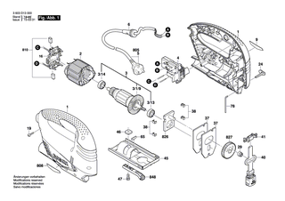 BOSCH Zylinderschraube | Ersatzteile f�r PST 550, PST 650 - 2603413034