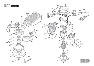 BOSCH Innensechskantschraube | Ersatzteile f�r GEX 125 AC, PEX 12 A - 2603414062
