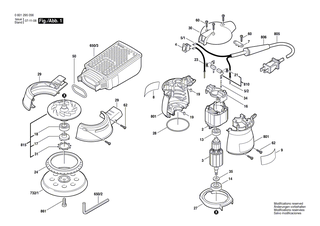 BOSCH Innensechskantschraube | Ersatzteile f�r GEX 125 AC, PEX 12 A - 2603414062