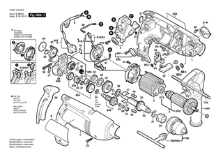 BOSCH Linsenschraube | Ersatzteile f�r GSB 1800-2, GSB 1800-2 RE - 2603429006