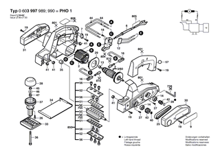 BOSCH Kombi-Schraube | Ersatzteile f�r GHO 31-82, GHO 36-82 C - 2603433000