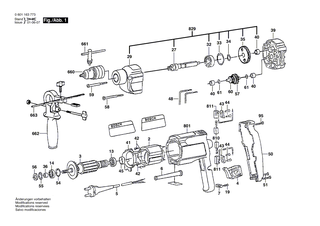 BOSCH Schaftschraube | Ersatzteile f�r Bohrmaschine, GSR 8-6 KE - 2603435017