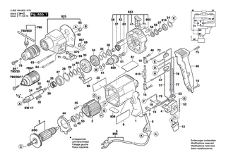 BOSCH Schaftschraube | Ersatzteile f�r GSB 22-2 RE, GSB 22-2 RCE - 2603435070