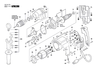BOSCH Fl�gelschraube | Ersatzteile f�r GBM 13 HRE, GHO 40-82 C - 2603480006