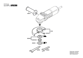 BOSCH Verstellschieber | Ersatzteile f�r PWS 5-115 | 1602319002
