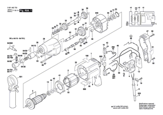 BOSCH Polschuh 240V | Ersatzteile f�r GSB 16 RE - 2604220430