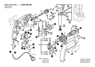 BOSCH Polschuh 240V | Ersatzteile f�r GSB 16 RE - 2604220430