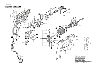 BOSCH Polschuh 230V | Ersatzteile f�r GSB 450 RE, PSB 400 - 2604220555