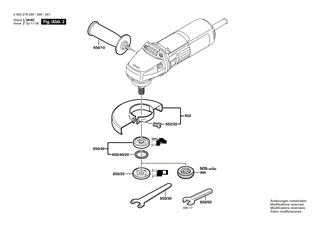 BOSCH Federscheibe | Ersatzteile f�r PWS 6-100 | 1600150011