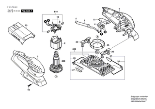 BOSCH Polschuh 220-240V | Ersatzteile f�r PSS 240 A, 7350 - 2604220636