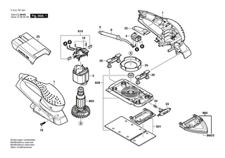 BOSCH Polschuh 220-240V | Ersatzteile f�r PSS 240 A, 7350 - 2604220636