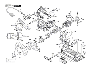 BOSCH Polschuh 230V | Ersatzteile f�r PKS 46, PSB 800-2 RA - 2604220669