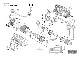 BOSCH Polschuh 230V | Ersatzteile fr GSB 13 RE, GBM 10 RE - 1619P21238
