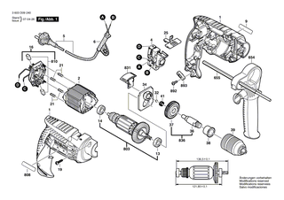 BOSCH Polschuh 230V | Ersatzteile fr GSB 13 RE, GBM 10 RE - 1619P21238