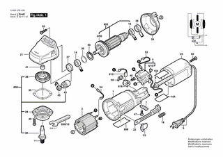 BOSCH Typschild | Ersatzteile für PWS 6-115 | 160111A3H3