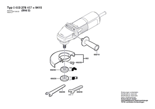 BOSCH Ausgleichscheibe 0,1 MM DICK | Ersatzteile fr 9415 TYPE 1 | 1600136012