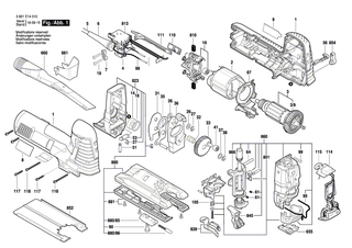 BOSCH Kohlebrstensatz | Ersatzteile fr GST 140 CE, GST 1400 CE - 2604320918