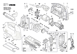 BOSCH Kohlebrstensatz | Ersatzteile fr GST 140 CE, GST 1400 CE - 2604320918
