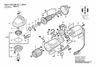 BOSCH Tellerrad Z=36 | Ersatzteile fr 9415 TYPE 1 | 1606333606