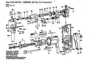 BOSCH Kohleb�rstensatz | Ersatzteile f�r CSB 800-2 RE, CSB 800-2 RLE - 2604321907