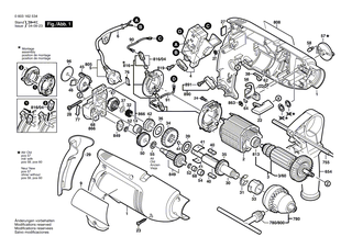BOSCH B�rstenplatte | Ersatzteile f�r GSB 1800-2, GSB 1800-2 RE - 2604337061