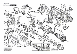 BOSCH B�rstenplatte | Ersatzteile f�r GSB 1800-2 RE -...