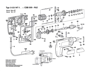 BOSCH Verbindungsleitung L=184 MM WEISS | Ersatzteile f�r CSB 470 RLE, CSB 500-E - 2604448001