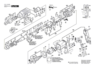 BOSCH Elektr Leitung L=130 MM WEISS | Ersatzteile f�r GBM 13 HRE, Bohrmaschine - 2604448005