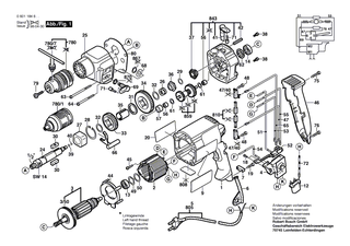 BOSCH Elektr Leitung L=130 MM WEISS | Ersatzteile f�r GBM 13 HRE, Bohrmaschine - 2604448005