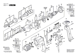 BOSCH Elektr Leitung L=130 MM WEISS | Ersatzteile f�r GBM 13 HRE, Bohrmaschine - 2604448005