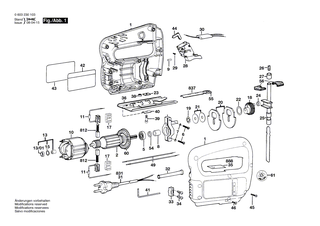 BOSCH Verbindungsleitung L = 278 MM BLAU | Ersatzteile f�r Pendelstichs�ge GST 60 PB - 2604448012