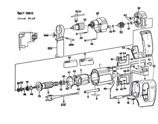 BOSCH Verbindungsleitung L=52MM WEISS | Ersatzteile f�r Bohrmaschine, GBM 1 - 2604448016