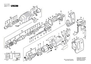 BOSCH Verbindungsleitung L=193 MM WEISS | Ersatzteile f�r Bohrmaschine, CSB 800-2 RE - 2604448043