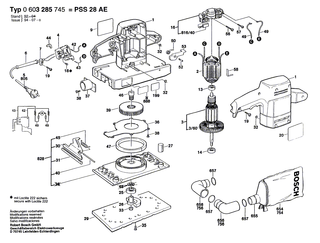 BOSCH Verbindungsleitung L=115 MM WEISS | Ersatzteile f�r GSS 23 AE, PSS 23 A - 2604448109