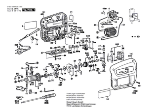 BOSCH Verbindungsleitung L=263MM BLAU | Ersatzteile f�r PST 54 PE, PST 50 PE - 2604448119
