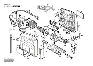 BOSCH Verbindungsleitung L=263MM BLAU | Ersatzteile f�r PST 54 PE, PST 50 PE - 2604448119