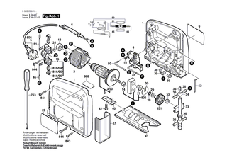 BOSCH Verbindungsleitung L=263MM BLAU | Ersatzteile f�r PST 54 PE, PST 50 PE - 2604448119