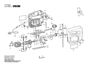 BOSCH Verbindungsleitung L=263MM BLAU | Ersatzteile f�r PST 54 PE, PST 50 PE - 2604448119