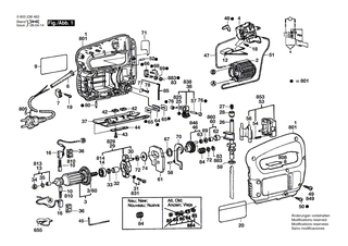 BOSCH Verbindungsleitung L=263MM BLAU | Ersatzteile f�r PST 54 PE, PST 50 PE - 2604448119
