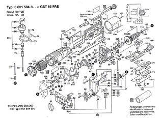 BOSCH Elektr Leitung L=103MM WEISS | Ersatzteile f�r GST 60 PE, GST 80 PE - 2604448140