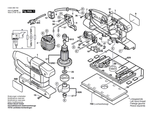 BOSCH Elektr Leitung L=103MM WEISS | Ersatzteile f�r GST 60 PE, GST 80 PE - 2604448140