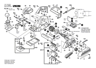 BOSCH B�rstenhalter | Ersatzteile f�r GHO 36-82 C, PHO 35-82 C - 2604449042