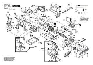 BOSCH B�rstenhalter | Ersatzteile f�r GHO 36-82 C, PHO 35-82 C - 2604449042