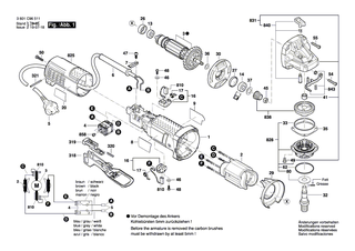 BOSCH Netzanschlussleitung USA/CDN 2,15m 2 x 0,82mm SJ 18/2 | Ersatzteile f�r GWS 850 C - 2604460122